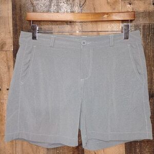 Purnell Women's Gray Casual Hiking Athletic Shorts Size 27